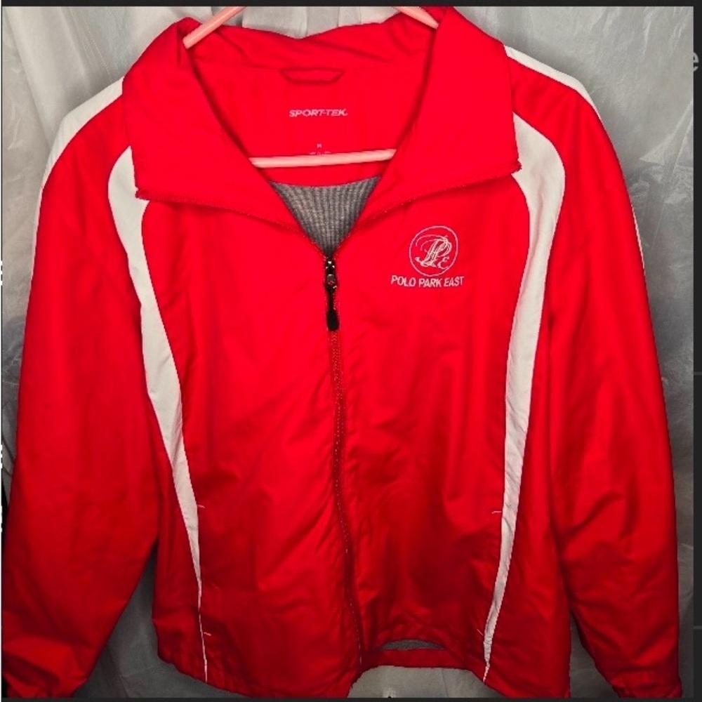 Red and White Sport-Tek Jacket